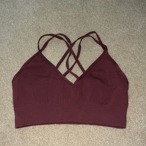 AERIE SPORT BRA WOMENS SIZE LARGE